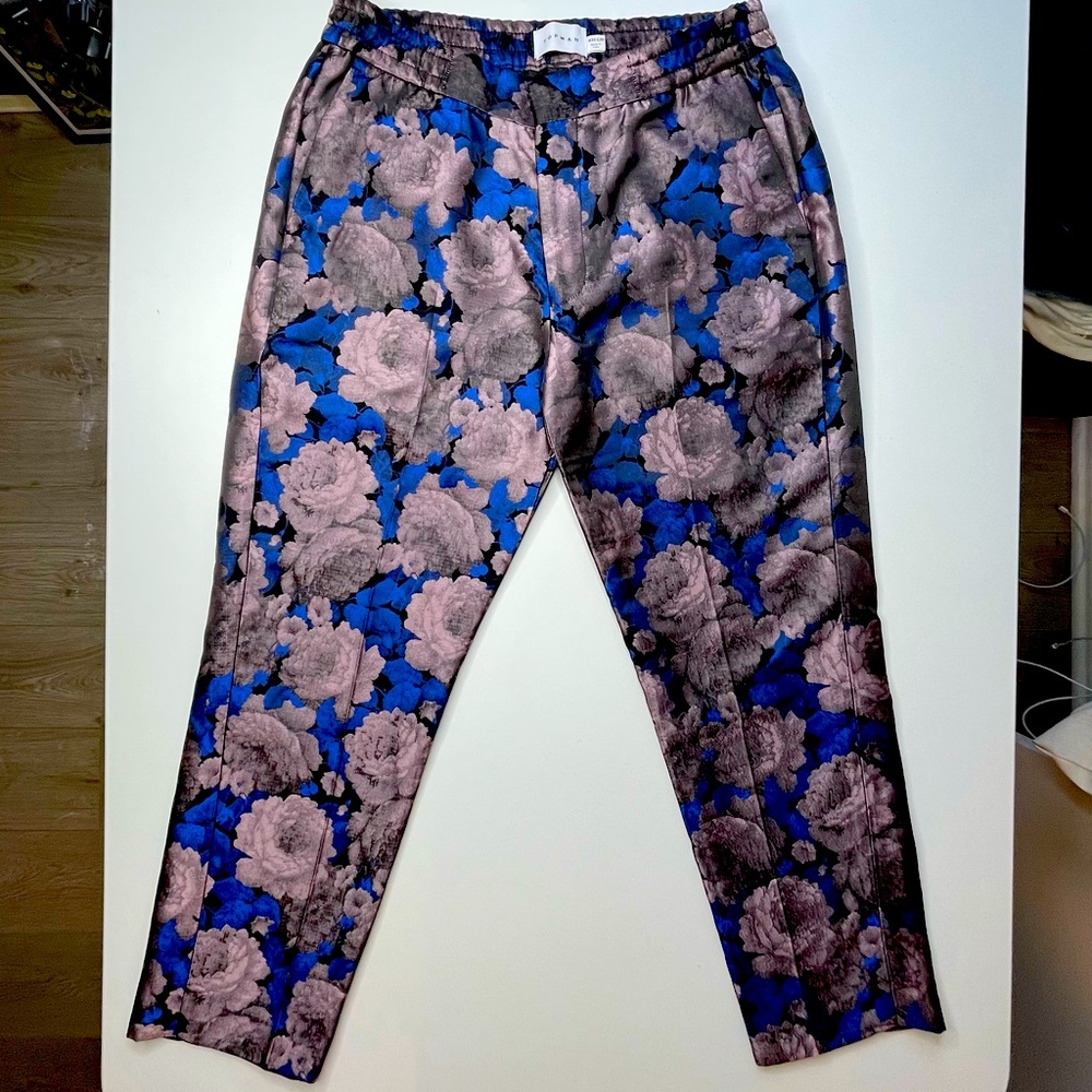 Top man tailored pants size 32 cropped so probably sits at 28 in length